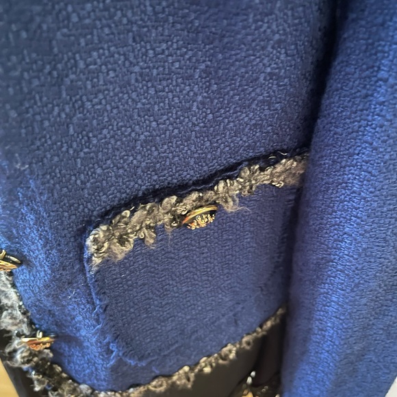 Dark blue classic look jacket slim fit, New With Tag - Picture 7 of 10